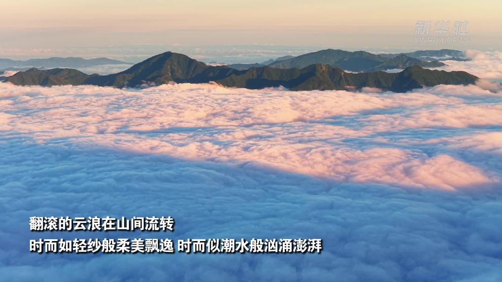 安徽池州：云涛万顷铺青峰